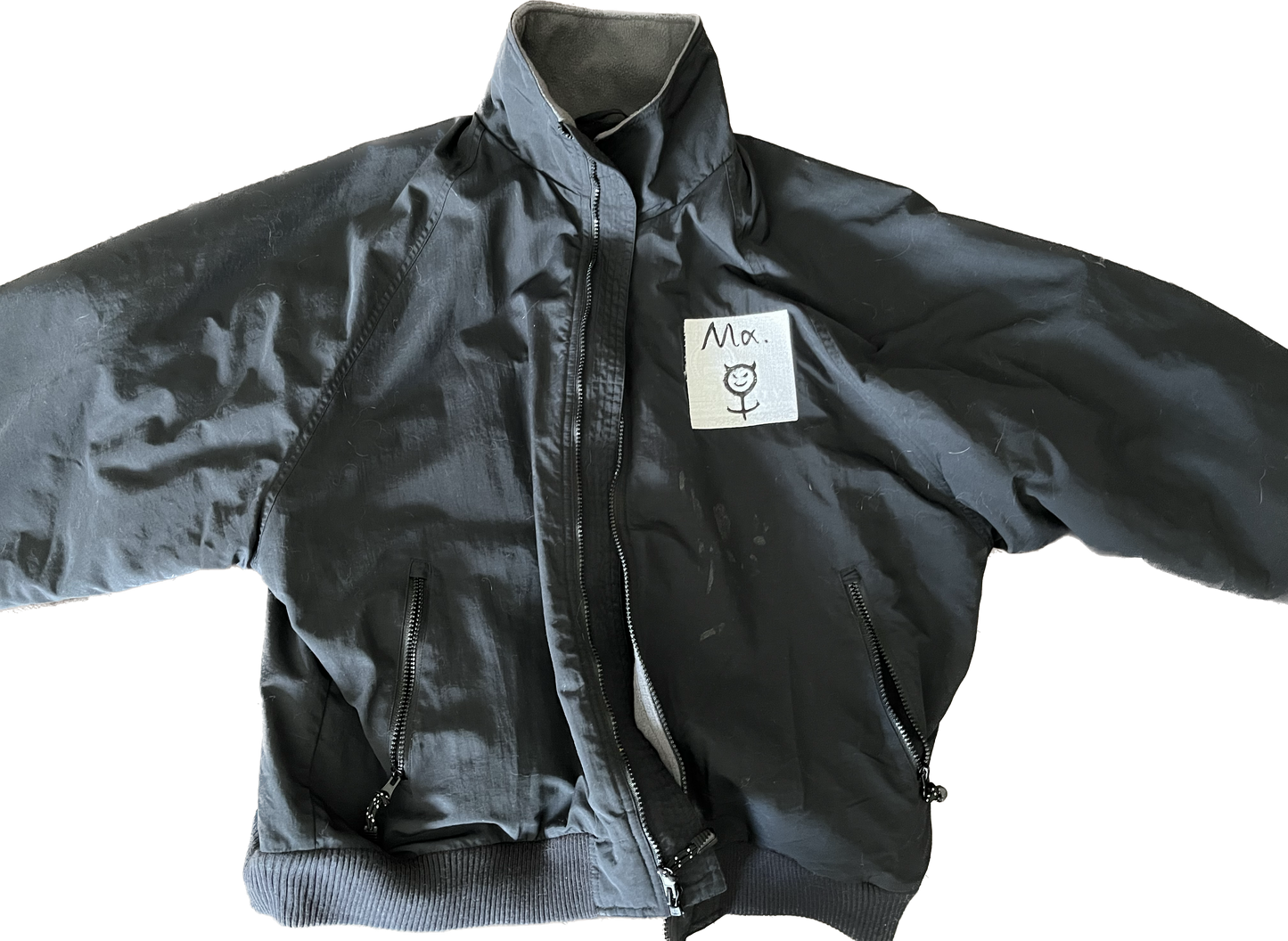 black jacket