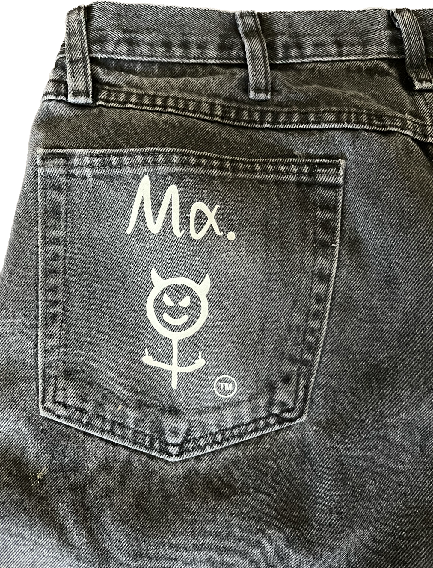 black vintage jeans