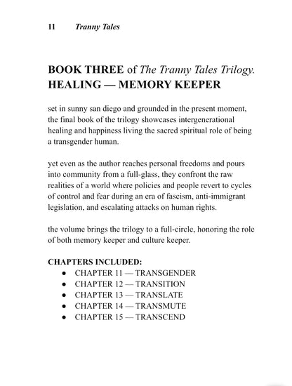 TRANNY TALES - BOOK ONE