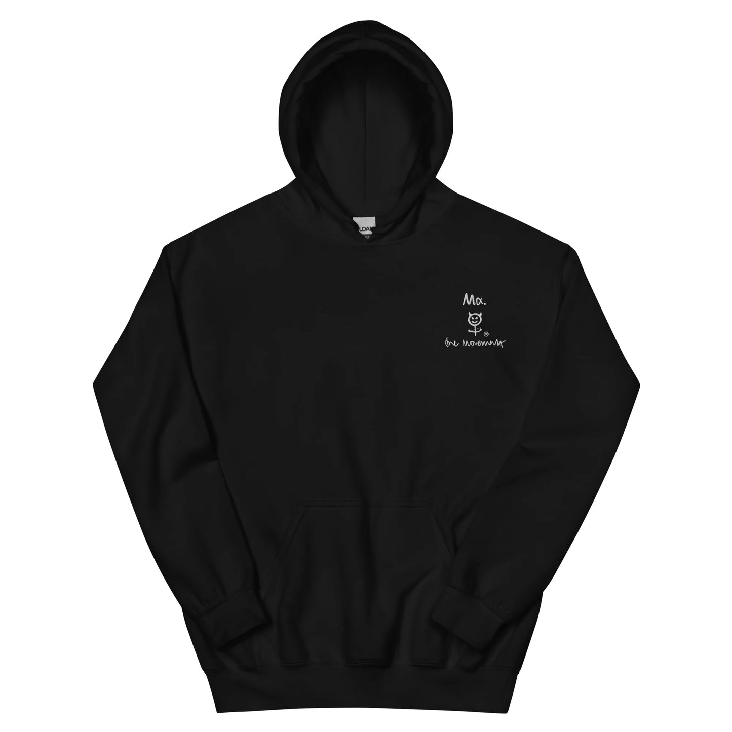 basic black hoodie